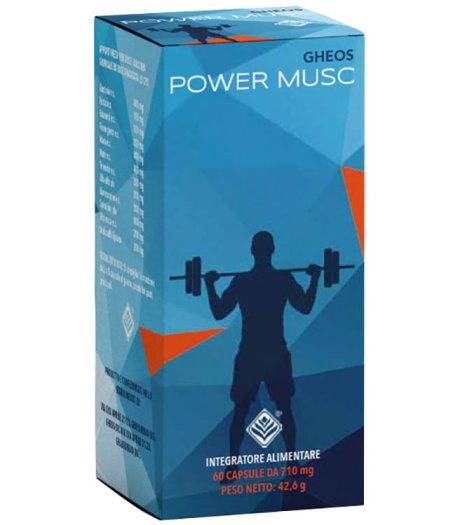 GHEOS POWER MUSC 60 Cps 750mg