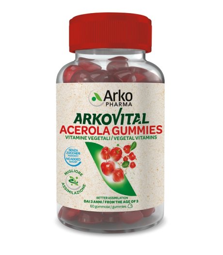 ARKOVITAL ACEROLA 60GUMMIES