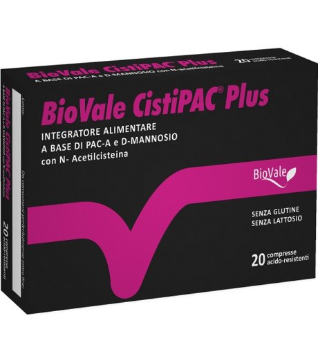 BIOVALE CISTIPAC PLUS 20CPR