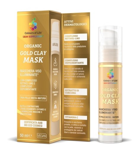 GOLD CLAY ORGANIC MASK 50ML