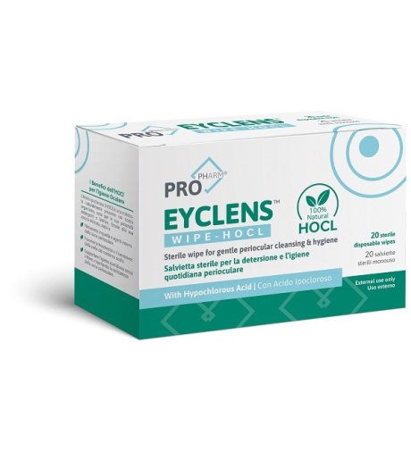 EYCLENS Wipe HOCL 20pz F/C