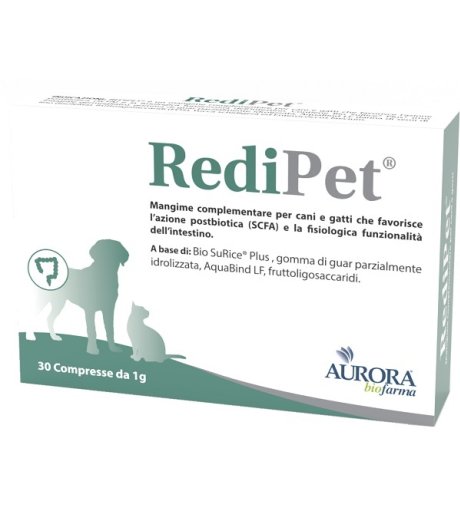 Redipet - Aurora Biofarma - 30 Compresse - Mangime Complementare per Cani e Gatti