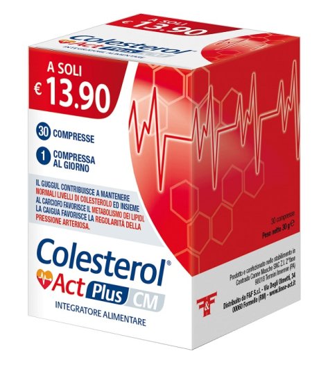 COLESTEROL ACT Plus CM 30Cpr