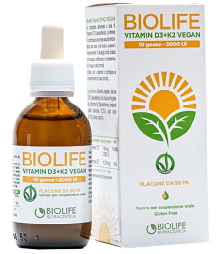 BIOLIFE Vitamin D3+K2 Gtt 50ml