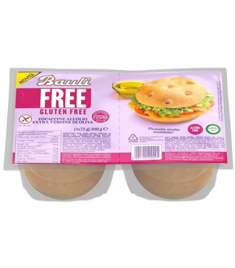 BAULI FREE Focaccine Olio Evo BAULI FREE Focaccine Olio Evo