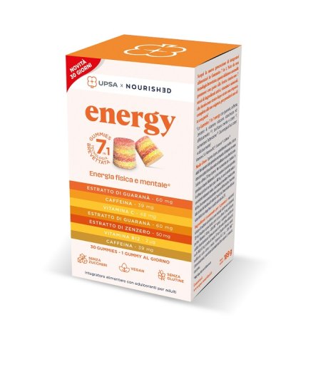 UPSA X NOURISHED ENERGY 30GUMM UPSA X NOURISHED ENERGY 30GUMM