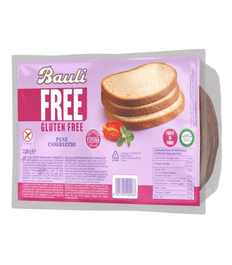 BAULI FREE PANE CASERECCIO220G BAULI FREE PANE CASERECCIO220G