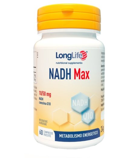 LONGLIFE NADH MAX 60 Cpr