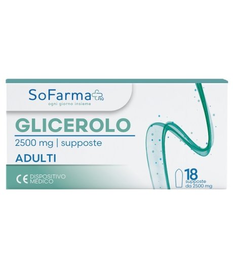 GLICEROLO AD 2250MG 18SUPP SF+