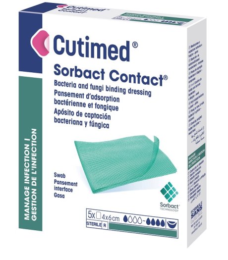 CUTIMED Sorbact Med.cm 4x6 5pz CUTIMED Sorbact Med.cm 4x6 5pz