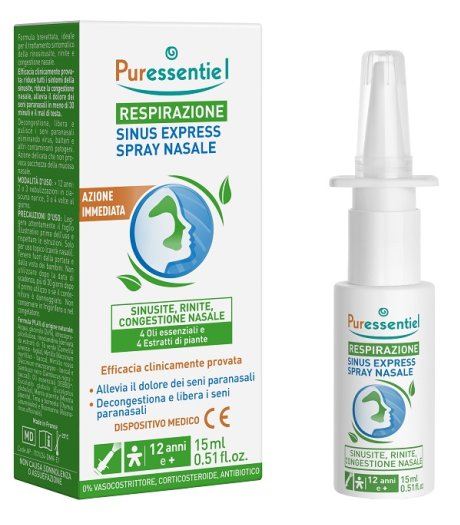 PURESSENTIEL SINUS SPR NASALE