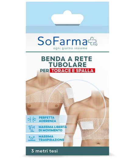 RETE ELASTICA TORACE SPALLA SF+