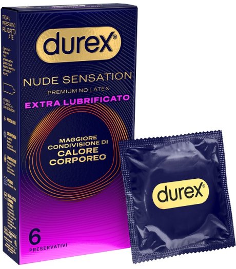 DUREX NUDE SENS REG EX LUBR6PZ
