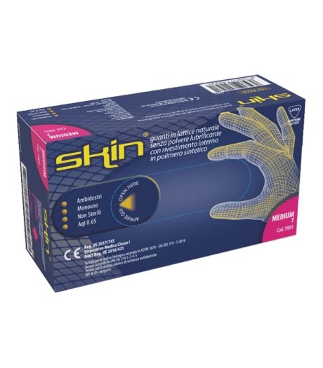 SKIN GUANTO N/STER S/POLV M