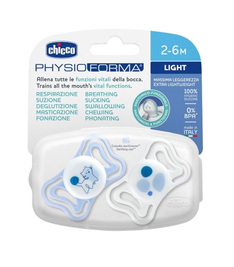CH Succh.Light Blu Sil.2-6m2pz