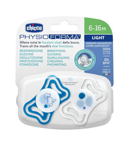 CH SUCCH LIGHT BLU SIL6 16 2PZ CH SUCCH LIGHT BLU SIL6 16 2PZ