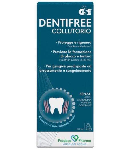 GSE DENTIFREE COLLUTORIO 150ML GSE DENTIFREE COLLUTORIO 150ML
