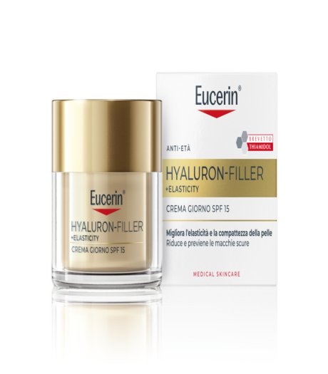 Eucerin Hyaluron-Filler + Elasticity Crema Viso Giorno Antietà SPF 15 50ml