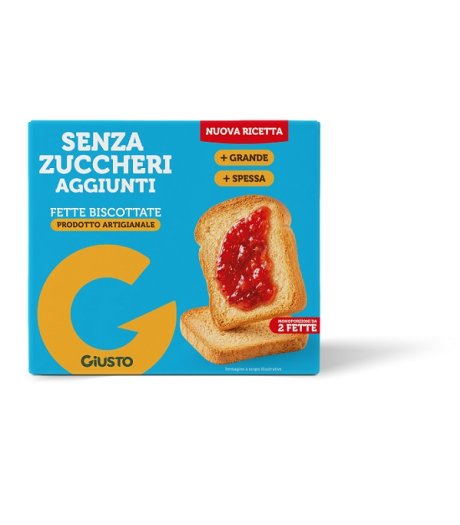 GIUSTO S/Z Fette Bisc.120g