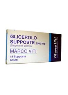 Glicerolo Mv*ad 18supp 2250mg