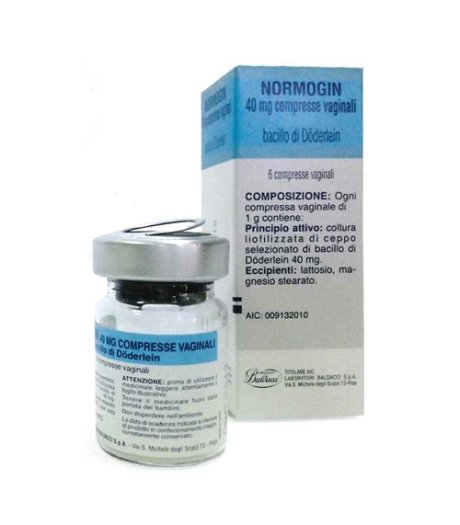 Normogin*6cpr Vag 40mg