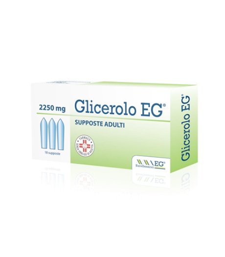 Glicerolo Eg*ad 18supp 2250mg