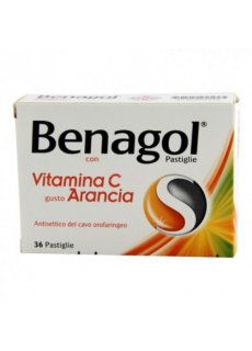 Benagol Vit C*36past Arancia