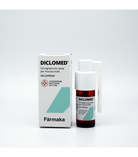 Diclomed*spray 15ml 0,3mg/dose