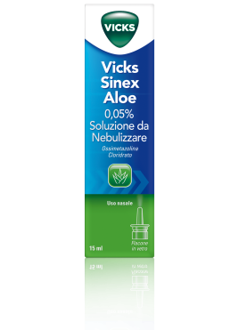 Vicks Sinex Spray Nasale Per Naso Chiuso Con Aloe Vera 15ml