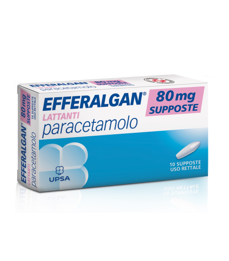 Efferalgan*10supp 80mg