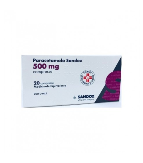 PARACETAMOLO SAND*20CPR 500MG