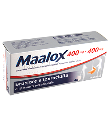 MAALOX*40CPR MAST400MG+400MG GMM