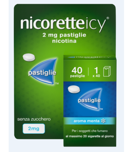 NICORETTEICY 40 Past.2mg
