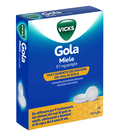 VICKS GOLA*24PAST 5+1MG MIELE VICKS GOLA*24PAST 5+1MG MIELE