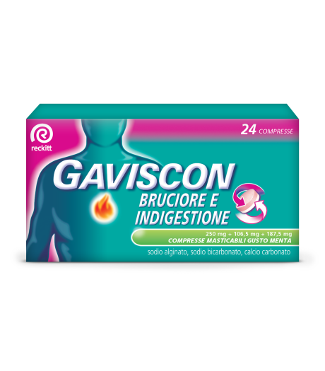 GAVISCON BRUCIORE E IND 24CPR