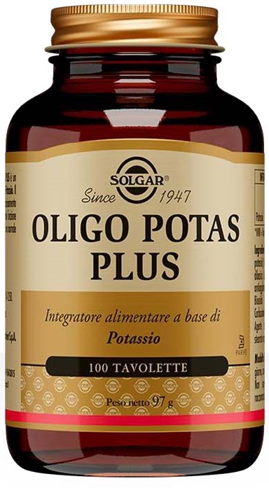 solgar italia oligo potas plus 100tav solgar